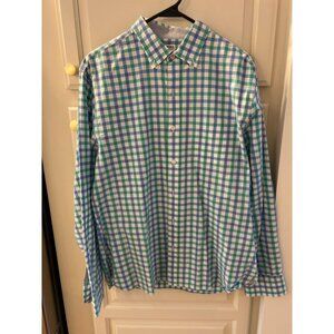 Bonobos Shirt Men Medium Multicolor 100% Cotton Button Down Long Sleeves Outdoor